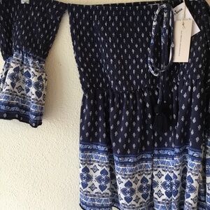 NEW! Boho Boot Barn Peasant Blouse Size Medium